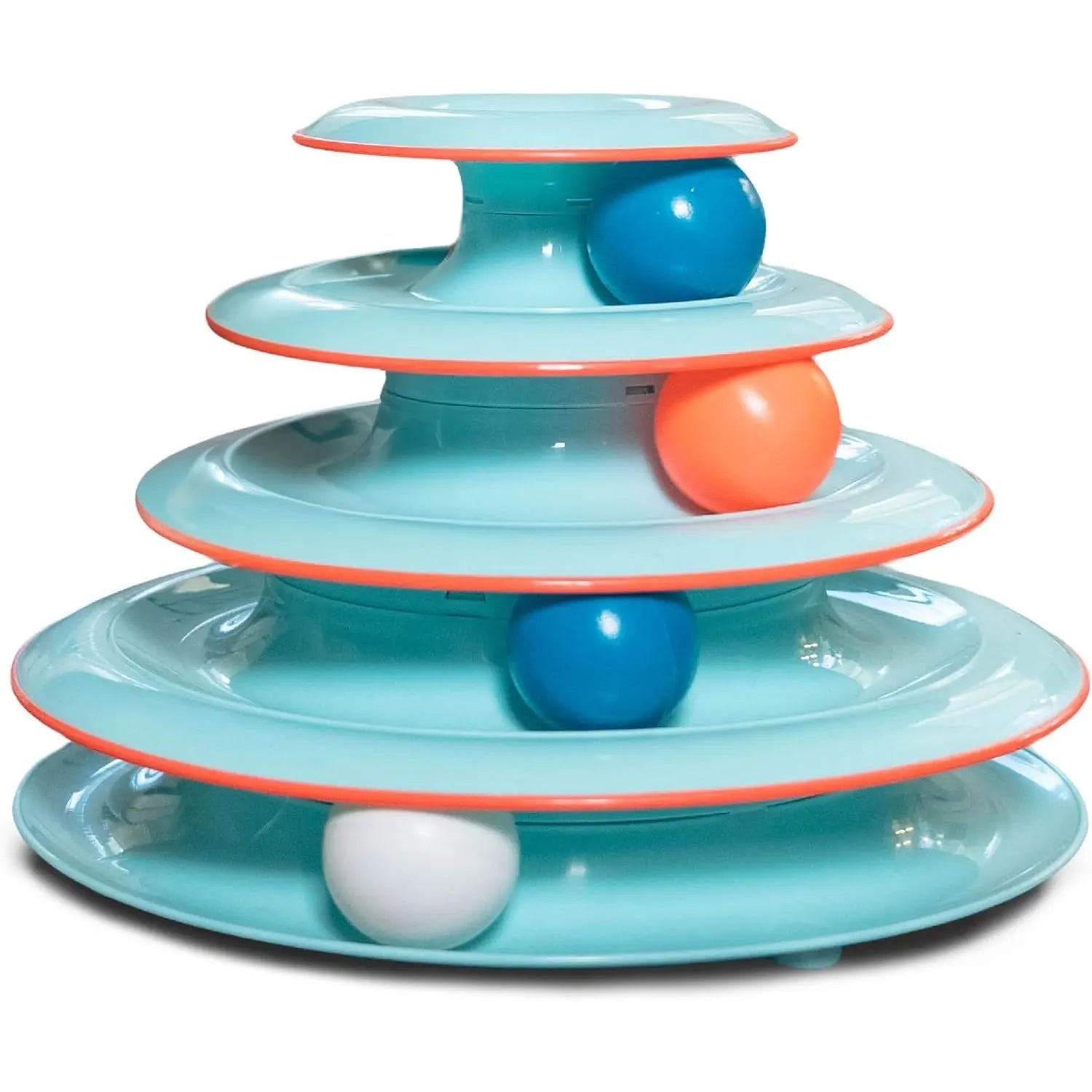 Catstages Interactive Four-Tier Cat Track Toy - Chase Meowtain